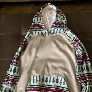 Multicolor Tribal Hoodie